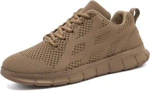 WYGRQBN Mens Walking Shoes Lightweight Breathable Slip On Running Shoes Gym Workout Tennis Fashion Sneakers