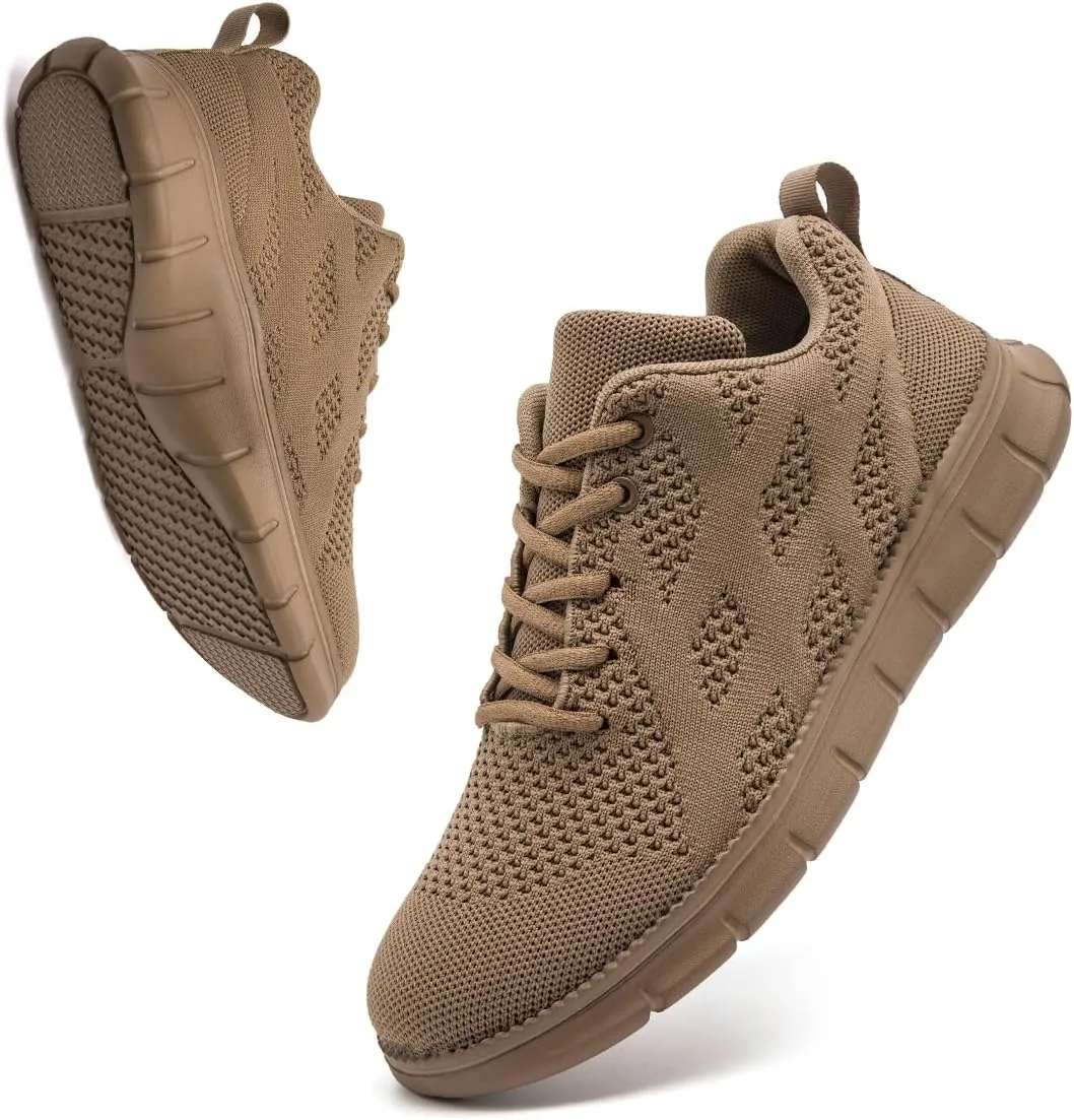 WYGRQBN Mens Walking Shoes Lightweight Breathable Slip On Running Shoes Gym Workout Tennis Fashion Sneakers