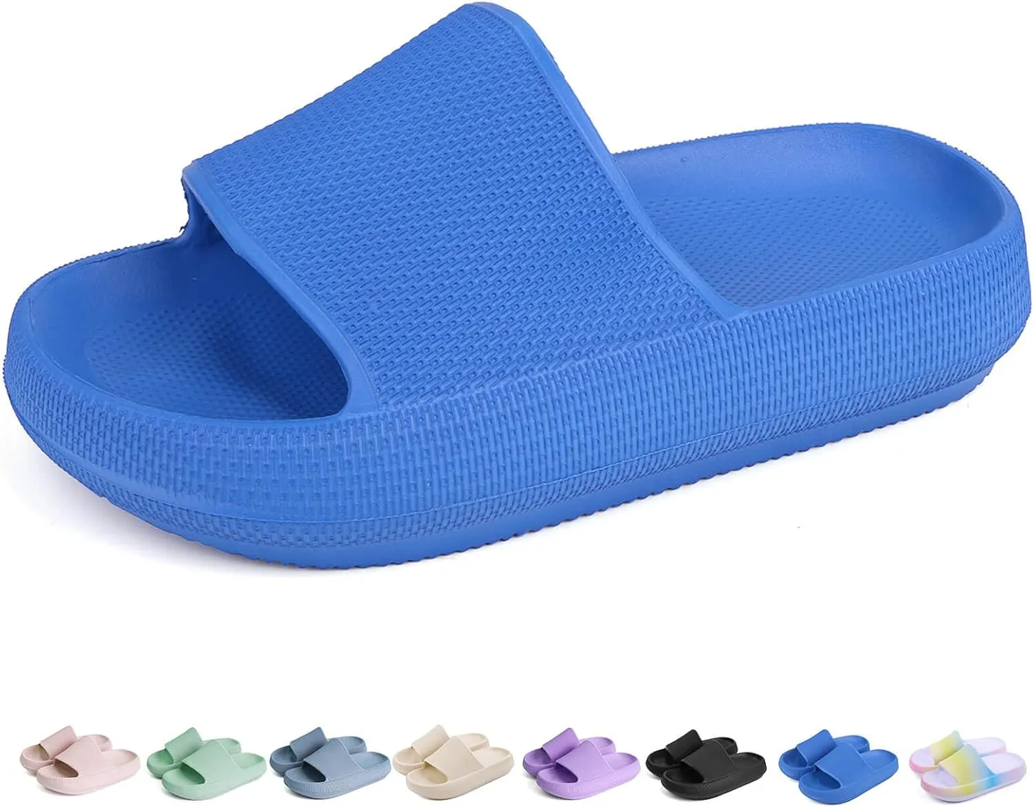 WYSBAOSHU Kids Cloud Slides Girls Boys Slip On Slide Sandals Comfort Non-Slip Thick Sole Slippers Summer Shower Shoes Pool Beach Water Shoes
