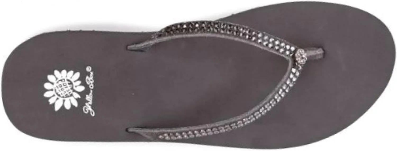 Yellow Box Women's Custard Wedge Flip Flop