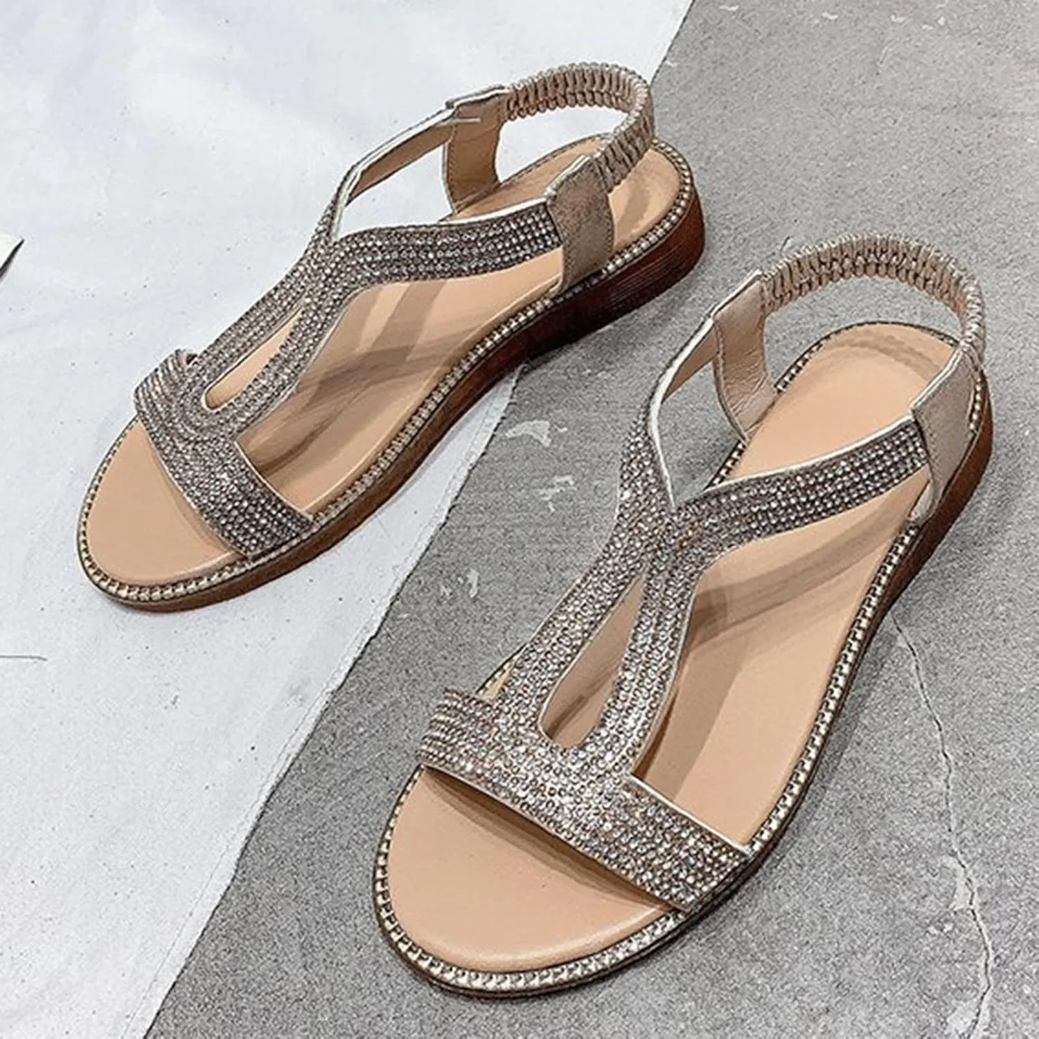 Yoga Mat Comfortable Flat Sandal for Women Adjustable Casual Fisherman Cool Shoes Outdoor Soft Water Sandals